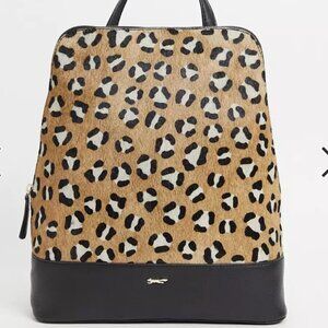 Paul‎ Costelloe Animal Print Leather Backpack
